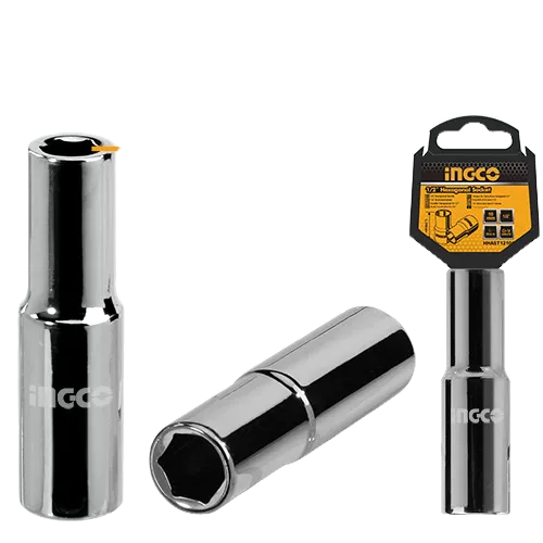 Đầu tuýp dài 6 góc 1/2 Ingco ( đủ size )