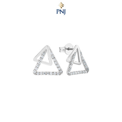 Bông tai Bạc đính đá CZ PNJSilver XM00K000145