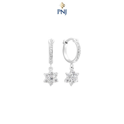 Bông tai Bạc đính đá CZ PNJSilver XMXMK000078
