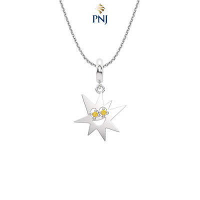 Mặt dây chuyền Bạc đính đá Disney|PNJ INSIDE OUT 2 ZT00W060005