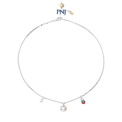 Dây cổ trẻ em Bạc PNJ ❤️ HELLO KITTY 0000H000013