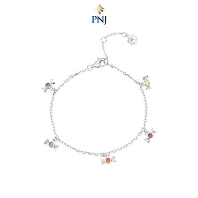 Lắc tay Bạc đính đá Disney|PNJ INSIDE OUT 2 ZTMXW060001
