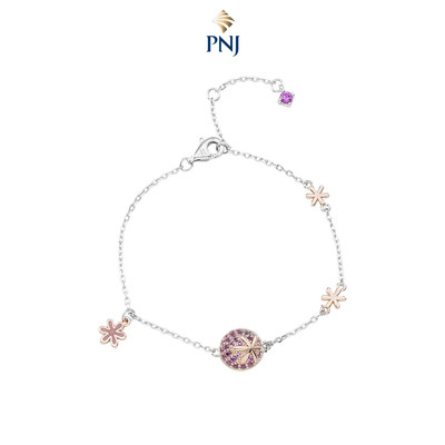 Lắc tay Bạc đính đá Disney|PNJ INSIDE OUT 2 ZTMXH060000