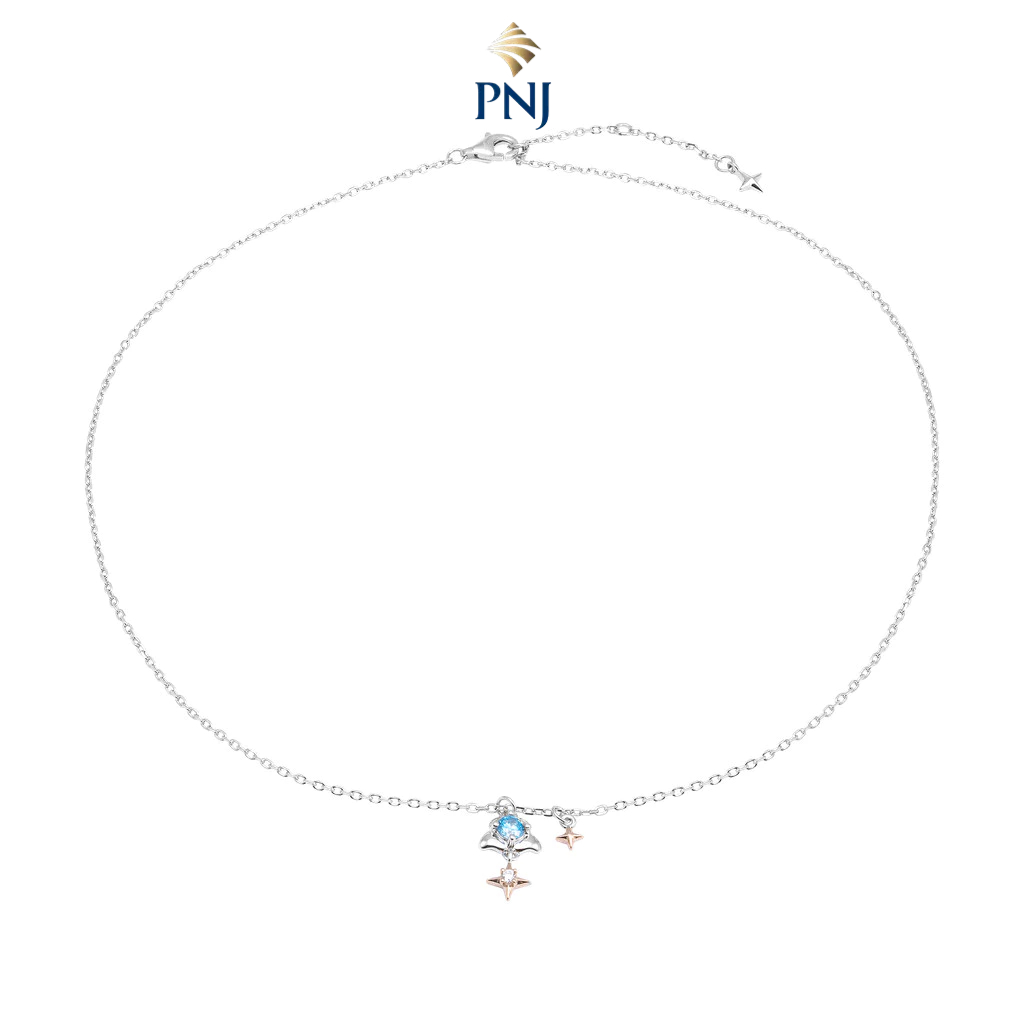 Dây cổ Bạc đính đá Disney|PNJ INSIDE OUT 2 ZTXMH060003