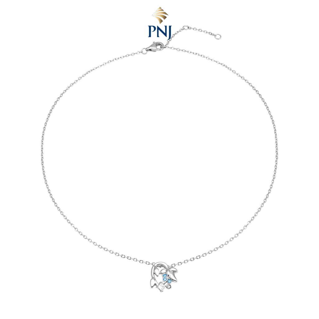 Dây cổ Bạc đính đá Disney|PNJ INSIDE OUT 2 ZTXMW060005