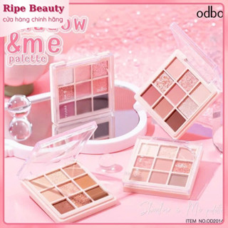  Bảng Phấn Mắt Odbo 9 Ô Shadow Me Vỏ Hồng Palette Odbo Cosmetics 