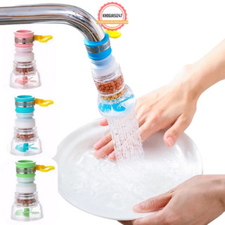 Đầu Lọc Vòi Nước Tăng Áp 360 độ Kéo Dài, Vòi tăng áp lực nước rửa chén bát có khóa cổ dê, cánh quạt#