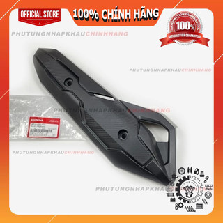 Ốp pô AB 125 2016 - 2019, Tấm cách nhiệt ống xả Che pô Pát pô Air Blade 125 2017 2018 chính hãng - 18318K66V00