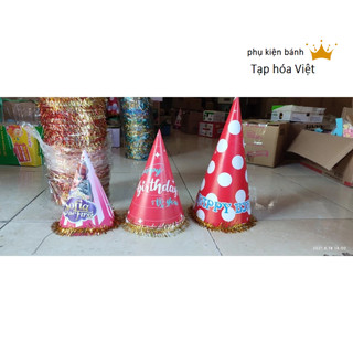 [COMBO 10 MŨ TRUNG]  Mũ Sinh Nhật cho bé, nón sinh nhật cho bé