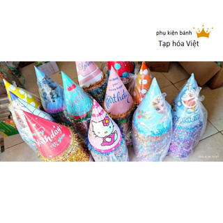 [COMBO 10 MŨ TRUNG]  Mũ Sinh Nhật cho bé, nón sinh nhật cho bé