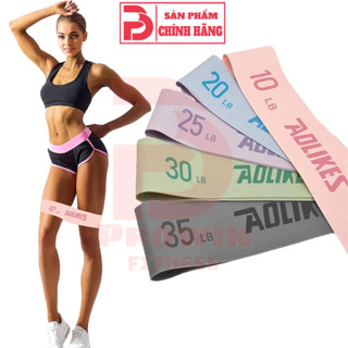 Dây kháng lực miniband Aolikes new 2025 tập gym, mông đùi, đá bóng chất liệu cao su