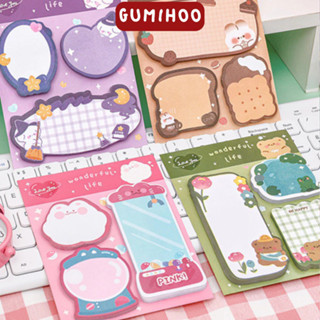 Set 3 món Giấy Note 60 tờ nhiều mẫu dễ thương, giấy ghi chú sổ tay quà tặng học sinh Gumihoo1