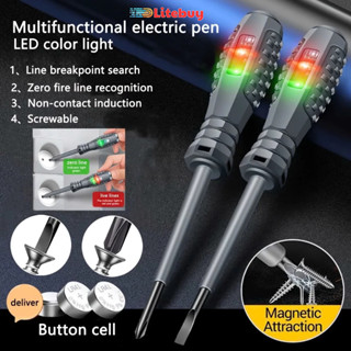 PVN67641 Bút thử điện thông minh, tô vít bút thử điện japan thiết kế chắc chắn bền bỉ chịu lực tốt litebuy