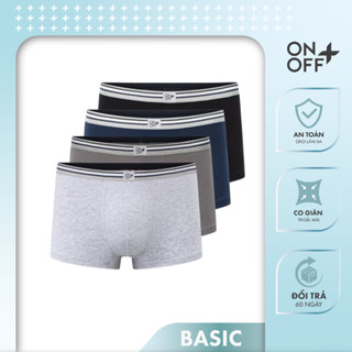 Combo 3 Quần lót nam ONOFF Cotton USA kháng khuẩn, khử mùi - 18UO23A035