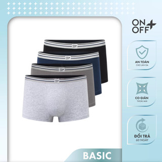 Combo 5 Quần lót nam cotton Mỹ ONOFF Baics mềm mại thấm hút an toàn cho làn da - 18UO23A035