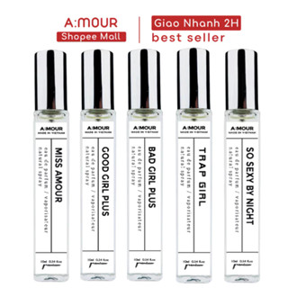 [BST Best Seller] Nước Hoa Nữ Amour Nguyên Liệu Nhập Pháp Hương Thơm Ngọt Ngào, Cuốn Hút, Dạng Xịt 10ml và 2ml
