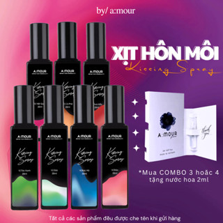 Xịt Thơm Miệng Kissing Spray Amour Vị Đào, Vị Việt Quất, Vị Bạc Hà, Thơm Mát 20ml - Dạng Xịt