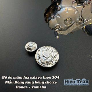 Ốc Mâm Lửa Salaya Inox 304 Cho Các Dòng Xe Yamaha - Honda (Ex135-150-155 ,Si, Wave,Dream ,Fu)