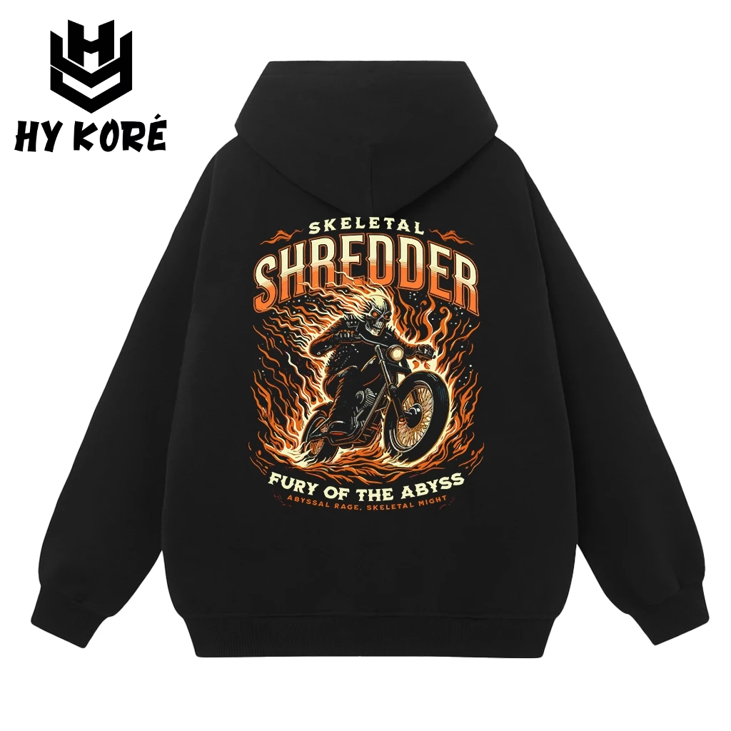 Áo Hoodie HY KOREA 2404 Vải Nỉ Bông Form Rộng Dày DL 350gsm