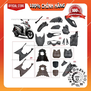   MÓN LẺ  Bộ nhựa nhám SH 160i SH 125i 150i đời 2020 2021 2022 2023 2024 chính hãng dàn mủ nhám đen xe Sh K0R K0S 