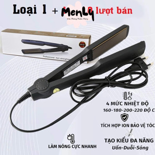Máy duỗi tóc Nova chính hãng 4 mức nhiệt, Máy ép uốn tóc tạo kiểu là thẳng uốn cụp xoăn lọn, Dụng cụ tạo kiểu tóc