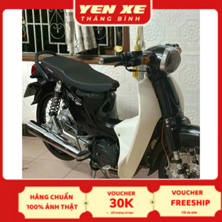 Yên Cub Dài Gọt 2 Tâng Mỏng, Yên Xe Cud Độ,Yên Cub Gọt 2 Tầng