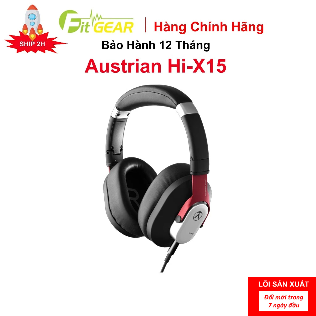 Tai Nghe Chụp Tai Austrian Hi-X15 Chính Hãng - Bảo Hành 12 Tháng