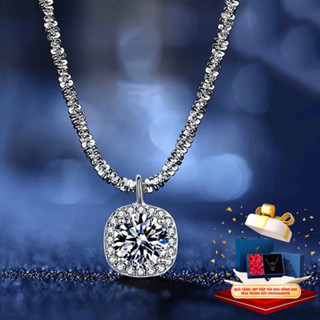  Dây chuyền bạc nữ PMJ mặt dây chuyền đính đá kim cương moissanite Hani Phuc Minh Jewelry 