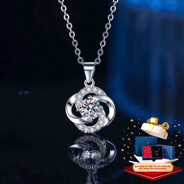 Dây chuyền Kim cương Moissanite Navia PMJ0276 Phúc Minh Jewelry