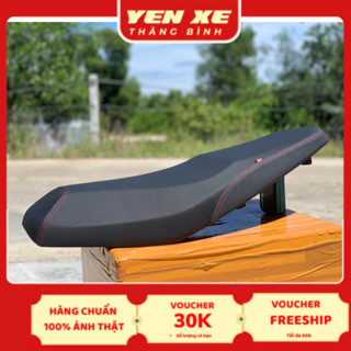 Yên Exciter 135 5số Gọt 2 Tầng Chỉ Đỏ Yên Mút Trắng (Đời 2011-2015)