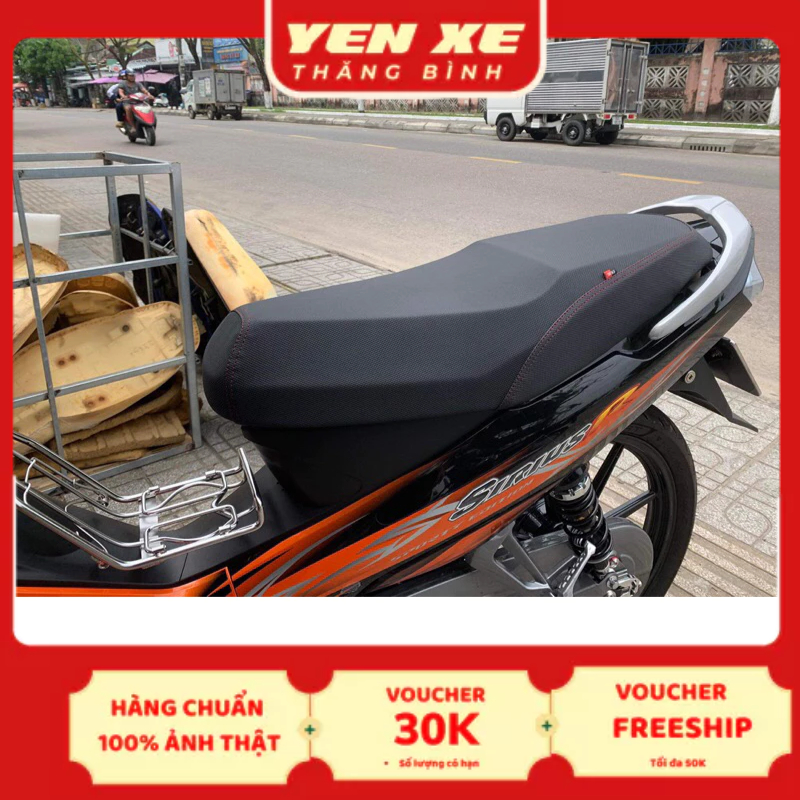 Yên Sirius 50/100cc Chỉ Đỏ Form Cao
