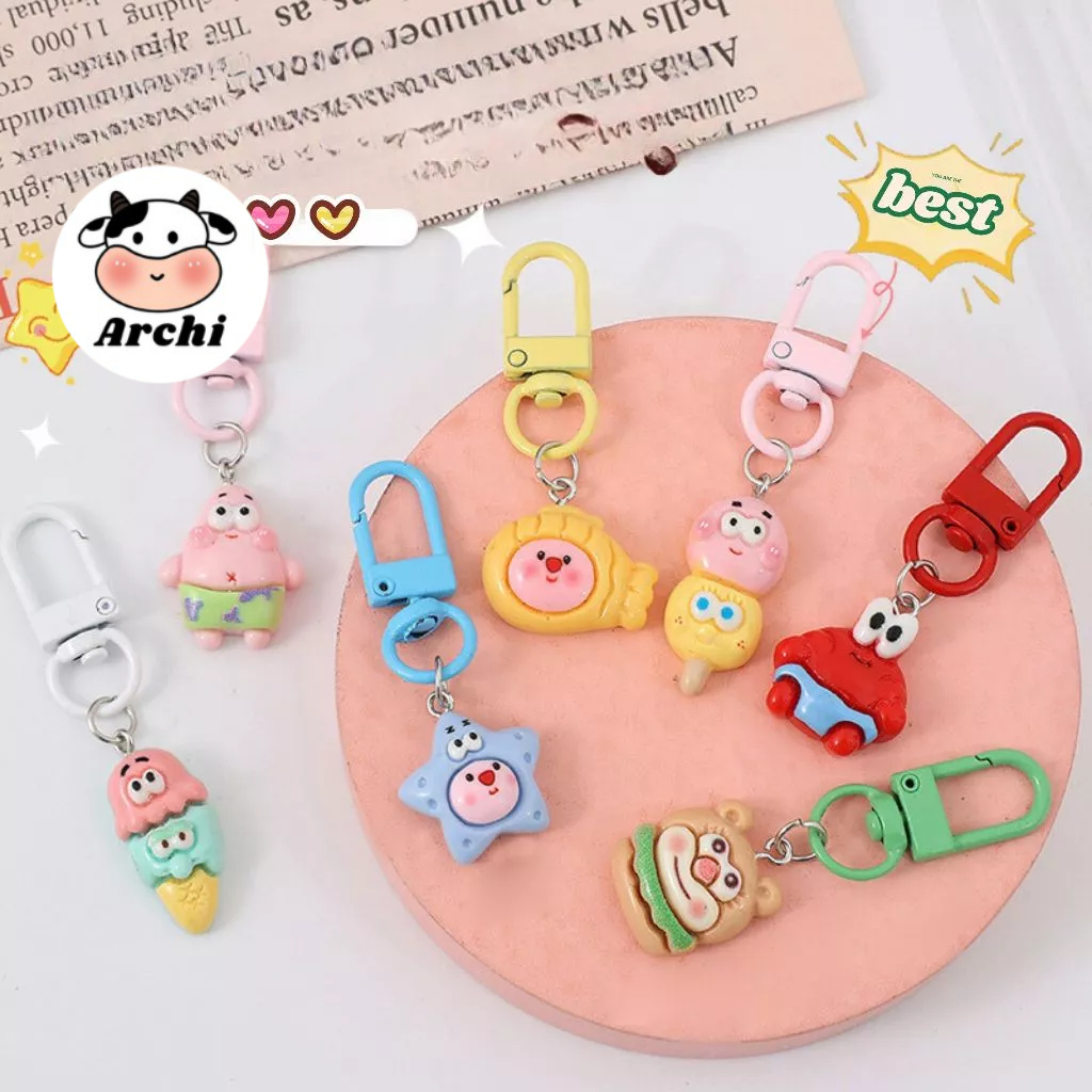 Móc khóa, móc cài balo phụ kiện Bơ Trứng