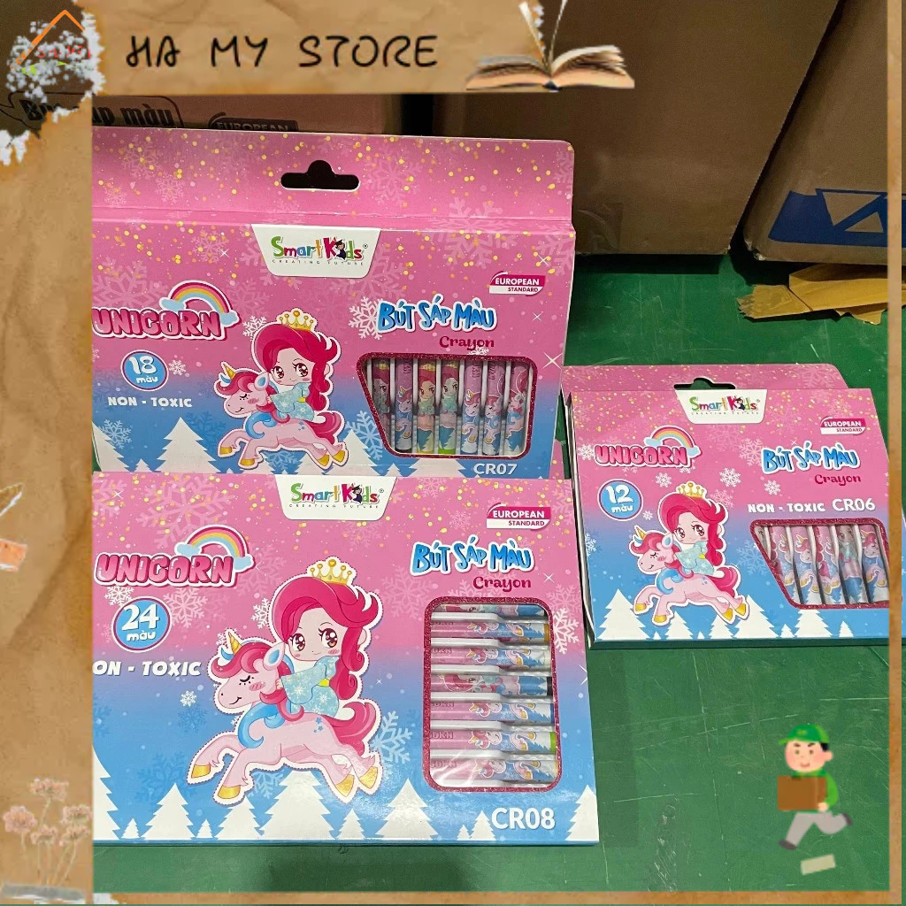 Bút Sáp Màu Crayon UniCorn