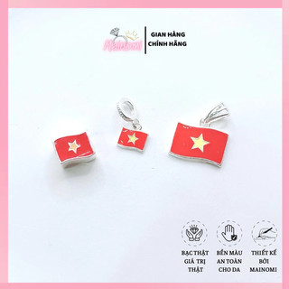  Charm lá cờ mix vòng dây chuyền Việt Nam số 1 Việt Nam tuyệt vời by MAINOMI 