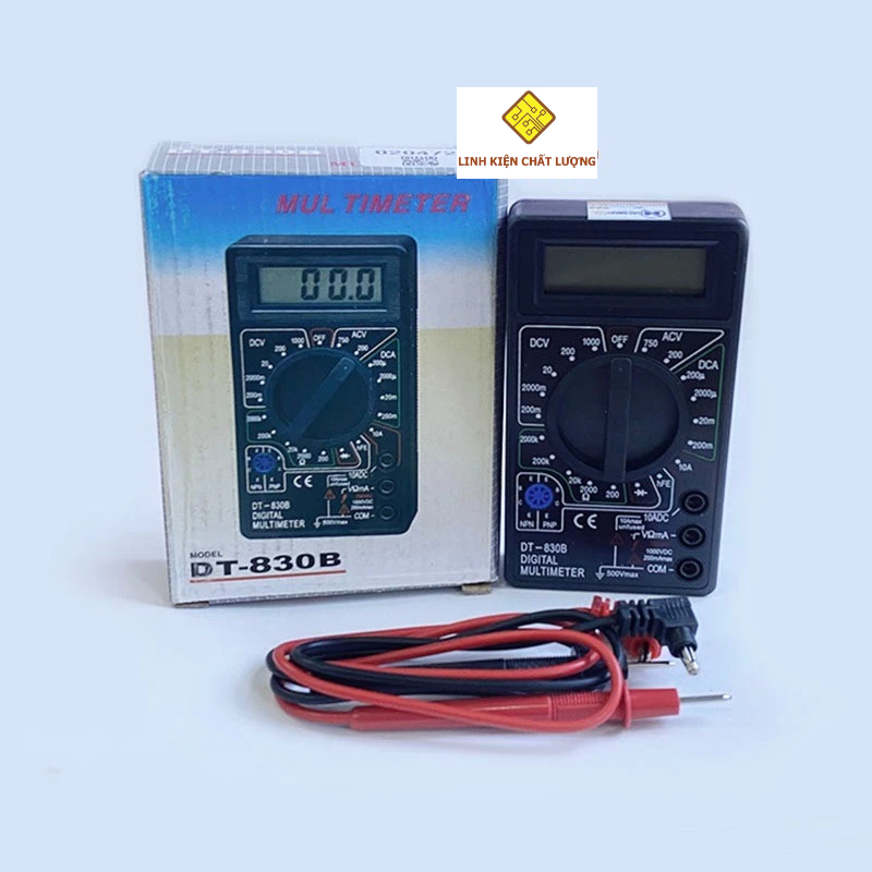 Đồng hồ vạn năng DT830B(Bảo hành 1 tháng)