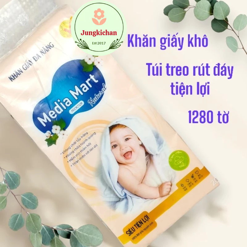 Khăn giấy Rút Treo Tường Media Mart 1280 Tờ