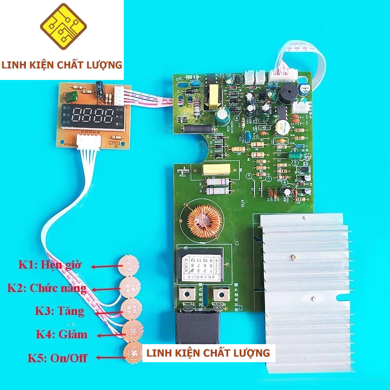 Bo mạch bếp từ đa năng phím cảm ứng BT-02