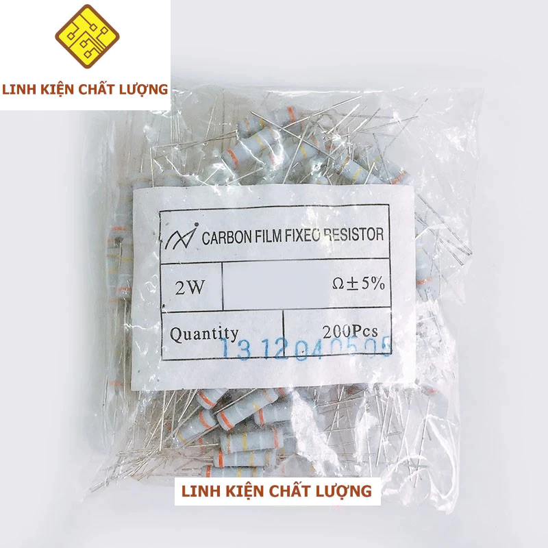 Combo 2 túi điện trở vạch 2W 10R-91R 5% (túi 200c)