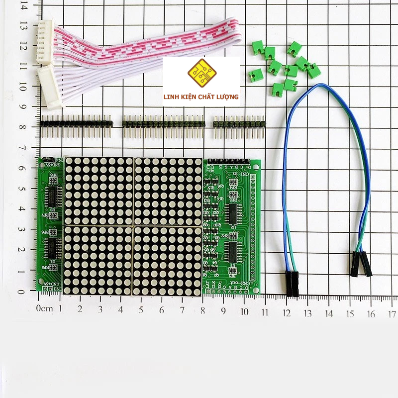 Module LED matrix 16x16 vuông 4 LED