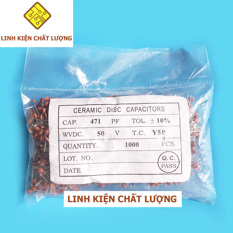 Combo 2 túi tụ gốm 471 470pF 50V (1000c)