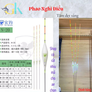 Phao câu Nghi Điếu tăm Dẹt Sáng, cực dễ nhìn cao cấp