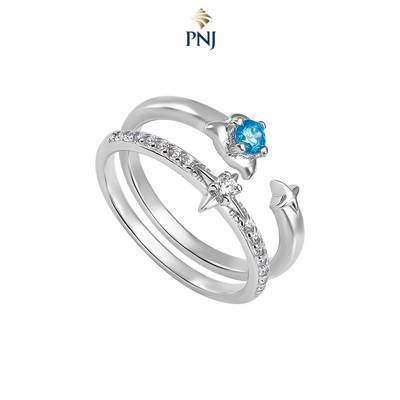 Nhẫn Bạc đính đá Disney|PNJ INSIDE OUT 2 ZTXMW060010