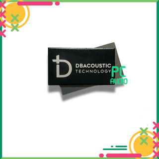 Logo thùng loa - logo loa Db acoustic phôi nhôm: Giá 2 chiếc