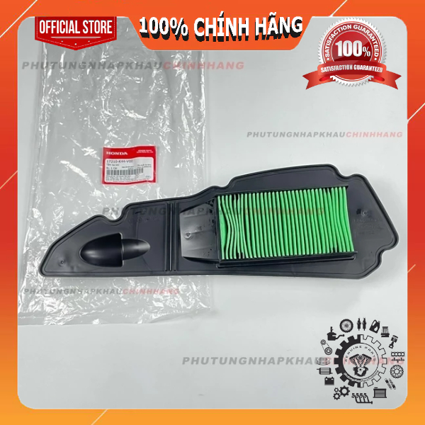 Lọc gió Vision K44 2014 - 2020, Tấm lọc khí Vision 110 2015 2016 2017 2018 2019 chính hãng - 17210K4