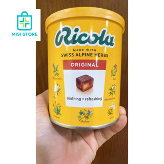 (date 2028 ) Kẹo ngậm thảo dược Ricola hộp 250g, Mẫu mới