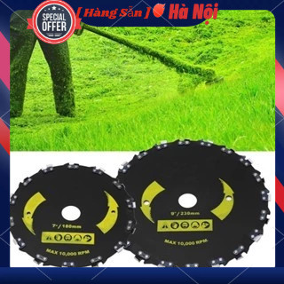 Lưỡi cắt cỏ,Lưỡi máy cắt cỏ, Đĩa xích góc phải Hợp kim thép lưỡi cưa đĩa bánh xe CoinisiCoo