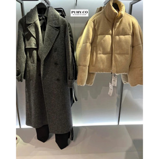 Áo khoác phao chất len dệt siêu ấm form ôm vừa người - ảnh thật PUHY.CO
