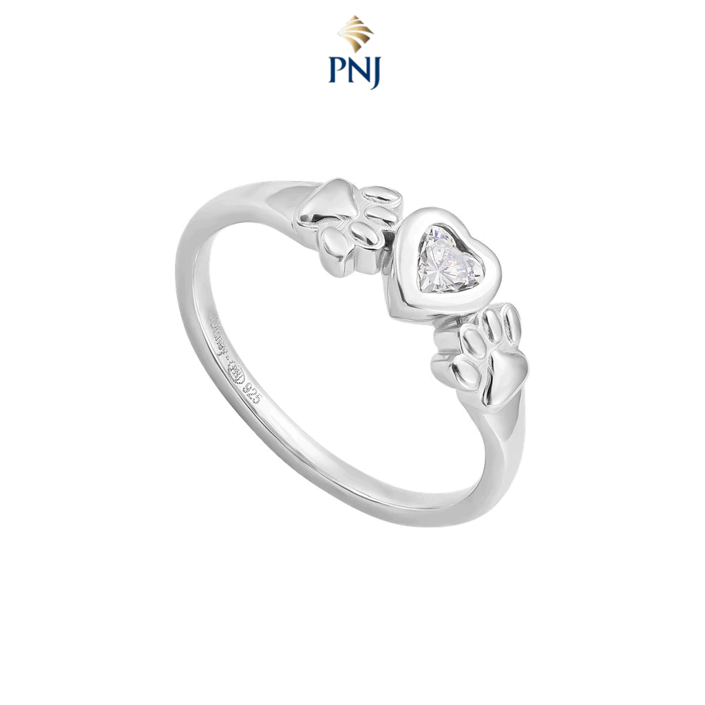 Nhẫn Bạc đính đá Disney|PNJ 101 Dalmatians XM00W000077