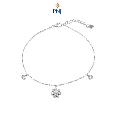 Lắc chân Bạc đính đá PNJSilver XMXMW060176