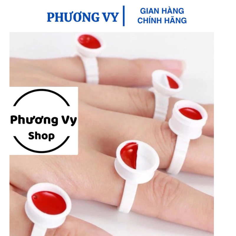 Nhẫn đựng mực, đựng keo nối mi